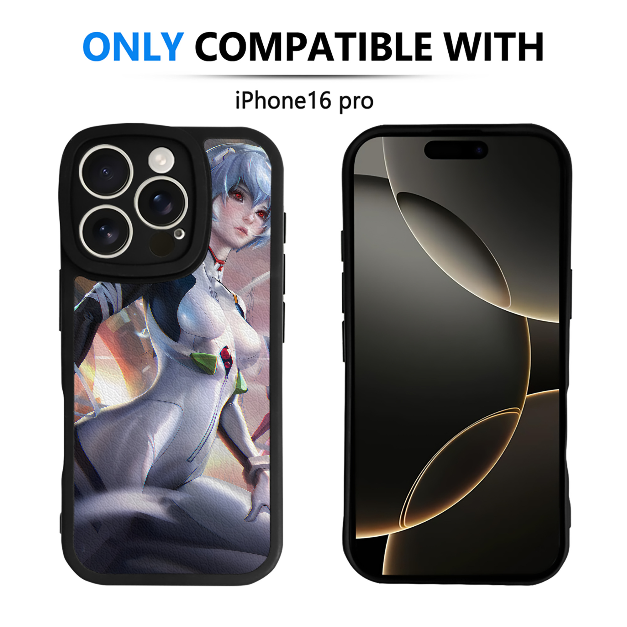 （画像用） EVA 新世紀エヴァンゲリオン 【iPhone 16シリーズ対応】シリコンスマホケース（レザー調） 材質：シリコン